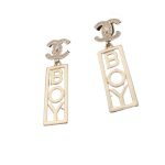 Strass CC BOY Drop Earrings Gold For Women