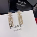 Strass CC BOY Drop Earrings Gold For Women