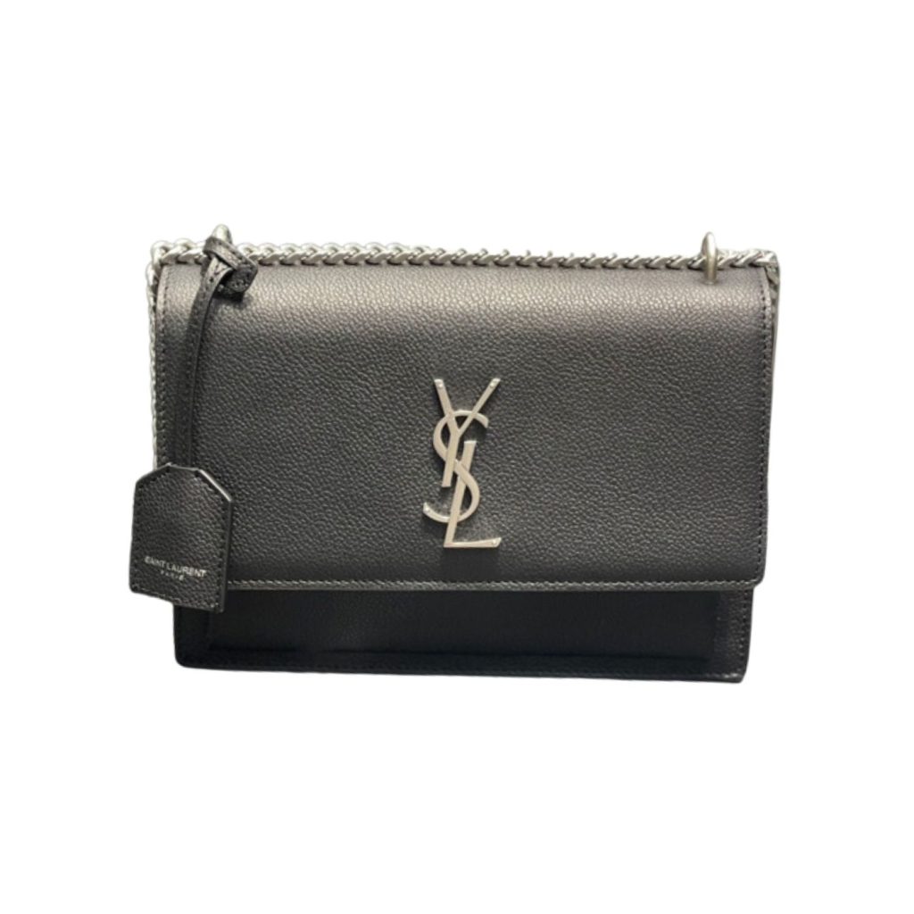 Saint Laurent Sunset Medium Chain Bag Black For Women‎ 8.6in/22cm 442906D420W1000