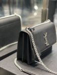 Saint Laurent Sunset Medium Chain Bag Black For Women‎ 8.6in/22cm 442906D420W1000