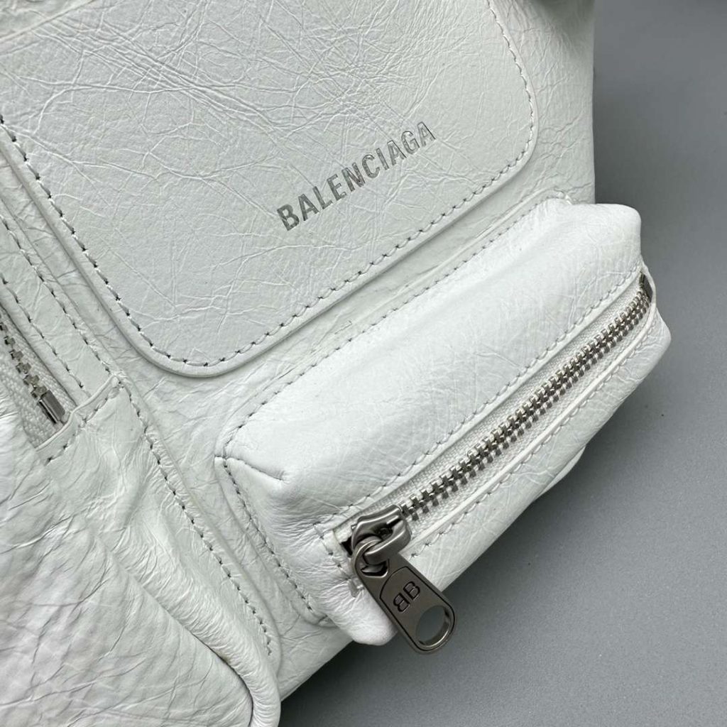 Balenciaga Superbusy Beltpack White/Black For Women 10.2in/26cm