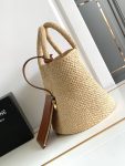 Celine Supple Small Triomphe Classic Panier Beige For Women 23cm / 9in 114352FF7.04LU