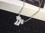 Swan Tail Comet Necklace Silver For Women