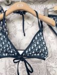 Dior Swimsuit Navy Blue For Women