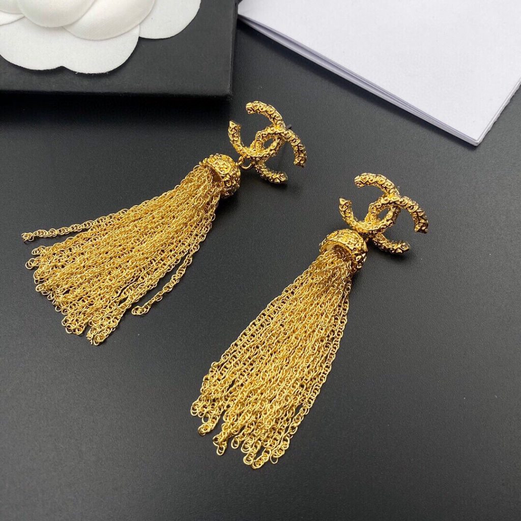 Tassel Earrings Gold For Women