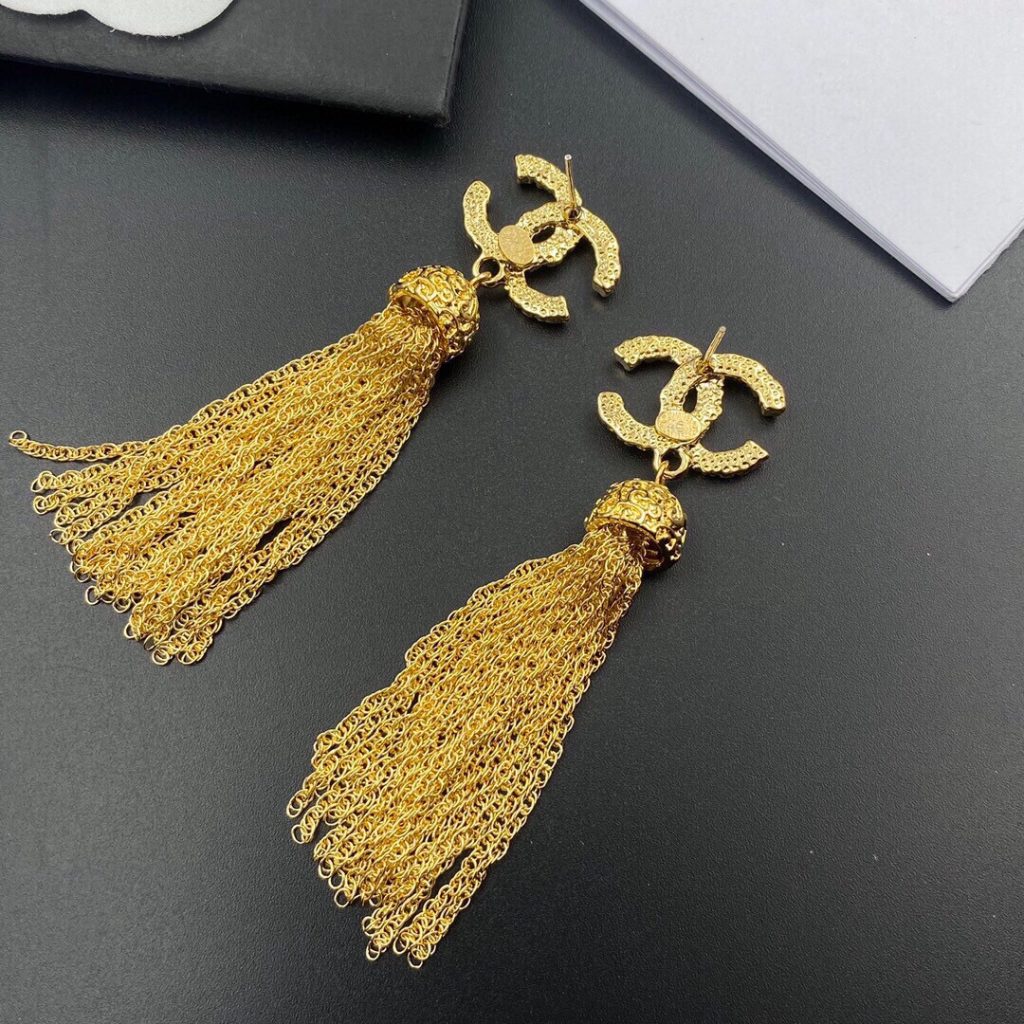 Tassel Earrings Gold For Women