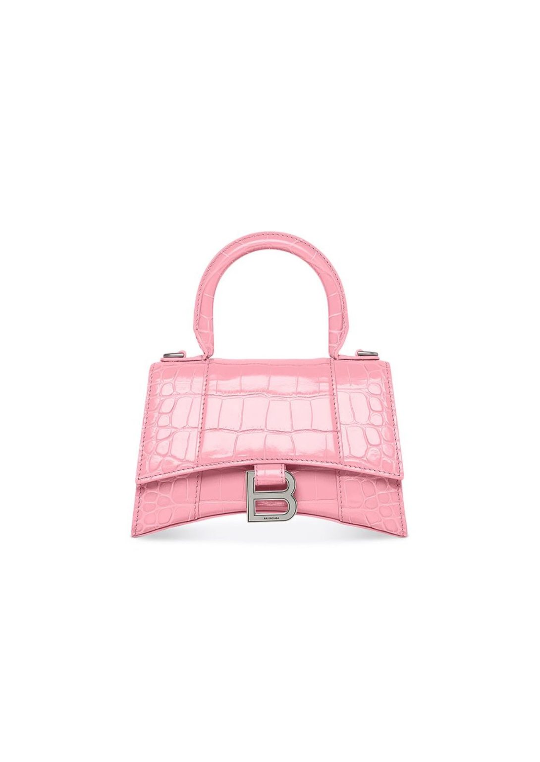 Balenciaga Hourglass Small Handbag In Dark Pink, For Women, Women’s Bags 9in/23cm