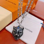 Tiger Head Necklace Silver For Women