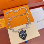 Tiger Head Necklace Silver For Women