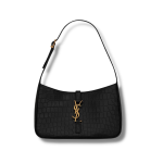 Saint Laurent Le 5 À 7 Embossed Shoulder Bag Black For Women – 657228DZESW