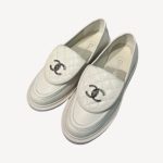 Chanel Moccasins White For Women