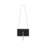 Saint Laurent Kata Medium Chain Bag Black With Tassel For Women 9.4in/24cm YSL 354119BOW0J1000