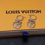 V Stud Earrings Silver For Women