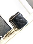 Chanel Vanity Case Shoulder Bag Black For Women 16cm / 6.3in AP1341