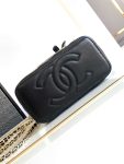 Chanel Vanity Case Shoulder Bag Black For Women 16cm / 6.3in AP1341