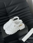 Chanel Velcro Sandal White For Women