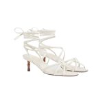 Strappy Sandal With Bamboo White For Women 746035 BKO00 9049