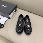 Chanel Loafers Shiny Black For Women, Women’s Shoes G36646