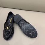 Chanel Loafers Shiny Black For Women, Women’s Shoes G36646