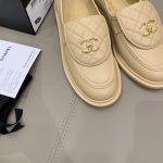 Chanel Loafers Beige For Women, Women’s Shoes G36646