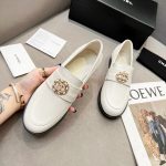 Chanel Women’s Loafers White For Women