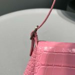 Balenciaga XX Crocodile Embossed Flap Bag White/Black/Green/Pink/Blue For Women 16in/27cm 6956452108X1000