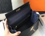 Hermes Kelly 32 Taurillon Clemence Blue Nuit Bag For Women, Women’s Handbags, Shoulder Bags 12.5in/32cm