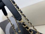 Chanel CoCo Luggage Gold Toned Hardware 46cm Black For Women