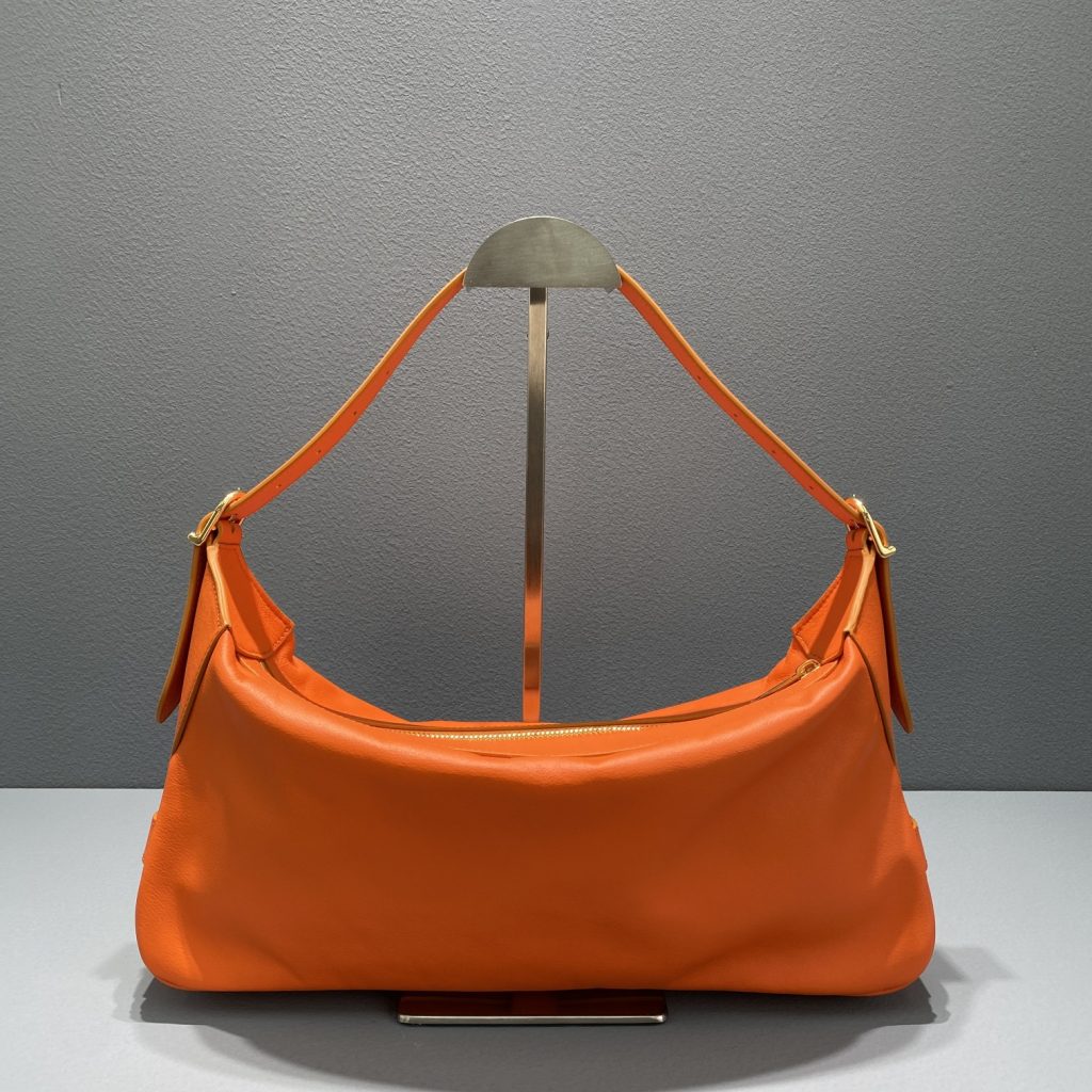 Celine Medium Romy In Supple Orange For Women 13in/34cm