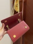 Dolce & Gabbana Polished 3.5 Phone Bag Burgundy For Women 7.3in/19cm DG