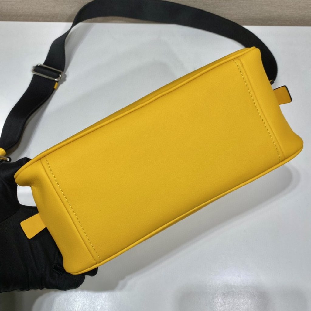 Prada Triangle Bag Yellow For Women, Women’s Bags 9.8in/25cm 1BB082_2BYA_F0377_V_NEO