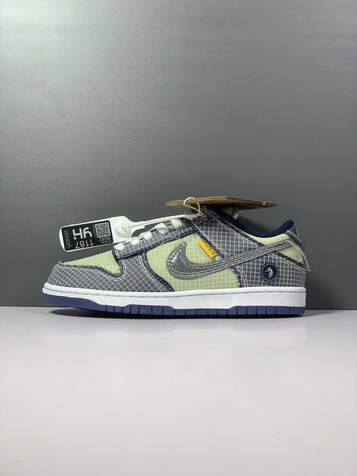 Union x Nike Dunk Pistachio Green Sneaker For Men, Men’s Shoes