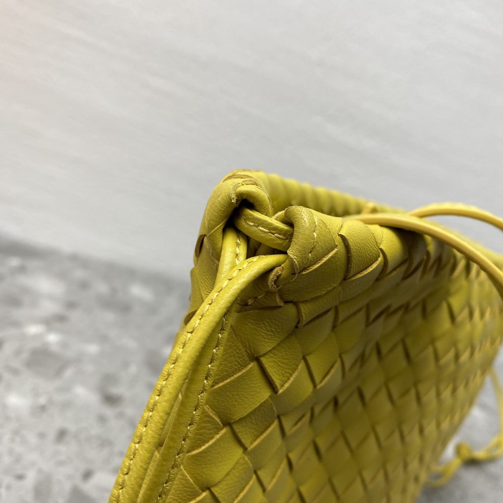 Bottega Veneta Shoulder Bag Yellow, For Women, Women’s Bags 10.2in/26cm