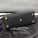 Saint Laurent Manhattan Nano Shopping Bag In Box Black For Women 8.2in/21cm YSL 5937410SX0W1000