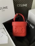 Celine Small Box Cuir Triomphe Red For Women 4in/11cm 199263EFB.27BR