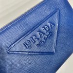 Prada Saffiano Pouch Blue For Women, Women’s Bags 9.8in/25cm 2VF039_2FAD_F0016_V_OOO