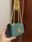 Dolce & Gabbana Polished 3.5 Phone Bag Green For Women 7.3in/19cm DG