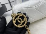 Chanel Bowling Mini White Bag For Women 11cm/4.3in