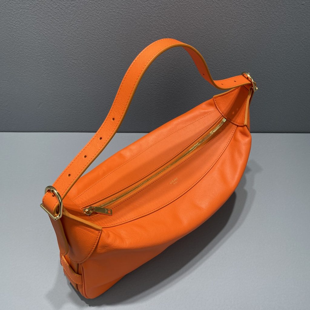 Celine Medium Romy In Supple Orange For Women 13in/34cm