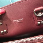 Saint Laurent Sac De Jour Baby In Shiny Burgundy For Women 10.2in/26cm YSL