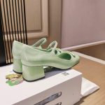 Prada Patent Pumps Green For Women 1.8in/45mm PRD