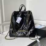 Chanel Backpack Black Large Bag For Women 51cm/20in AS3313 B08037 NH627