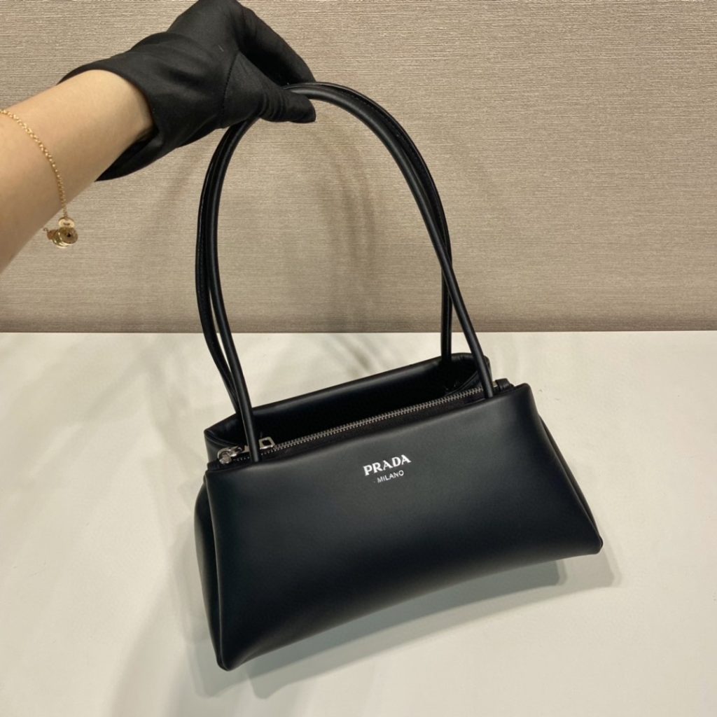 Prada Small Bag Black For Women, Women’s Bags 9.8in/25cm 1BA368_2DDJ_F0002_V_OOO