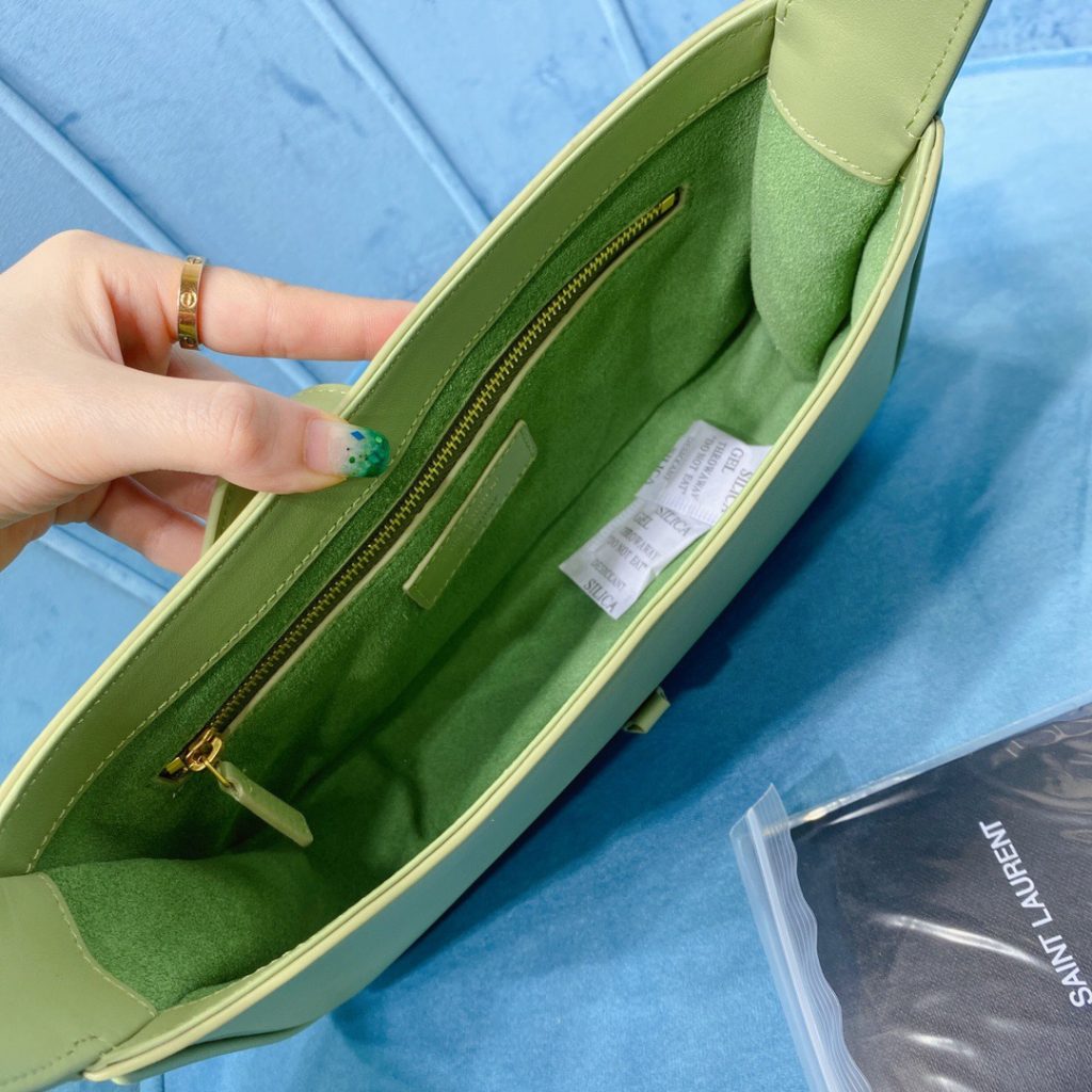 Saint Laurent Le 5 À 7 Hobo Bag In Smooth Light Green For Women 9in/23cm YSL 6572282R20W3316