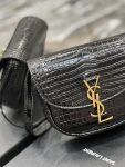 Saint Laurent Kaia Small Satchel Black For Women, Women’s Bags 7in/18cm YSL‎ 619740DND0W1000