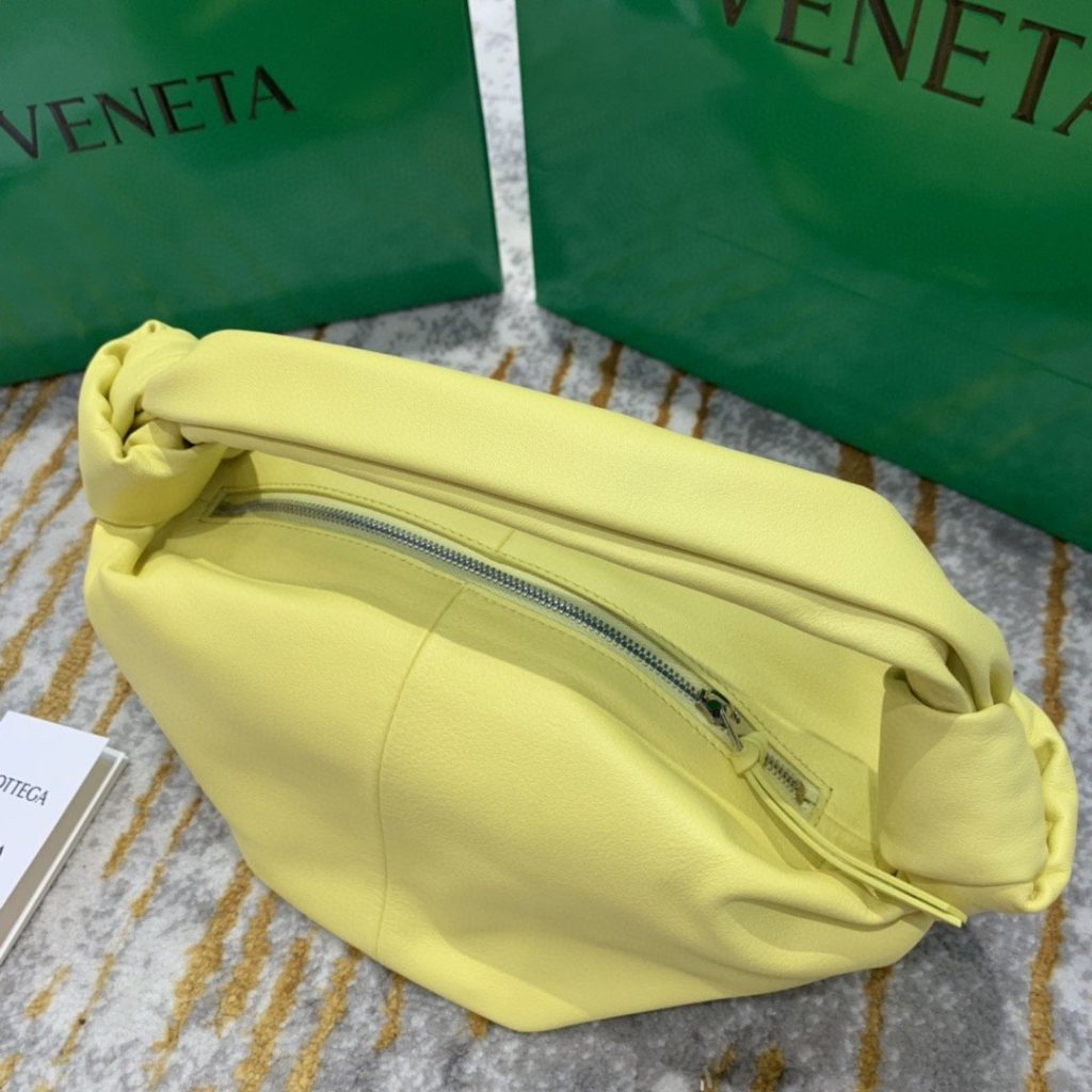 Bottega Veneta Double Knot Bag For Women 11.8in/30cm In Yellow