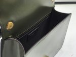 Saint Laurent Le Carre Satchel In Box Dark Green For Women 9in/23cm YSL