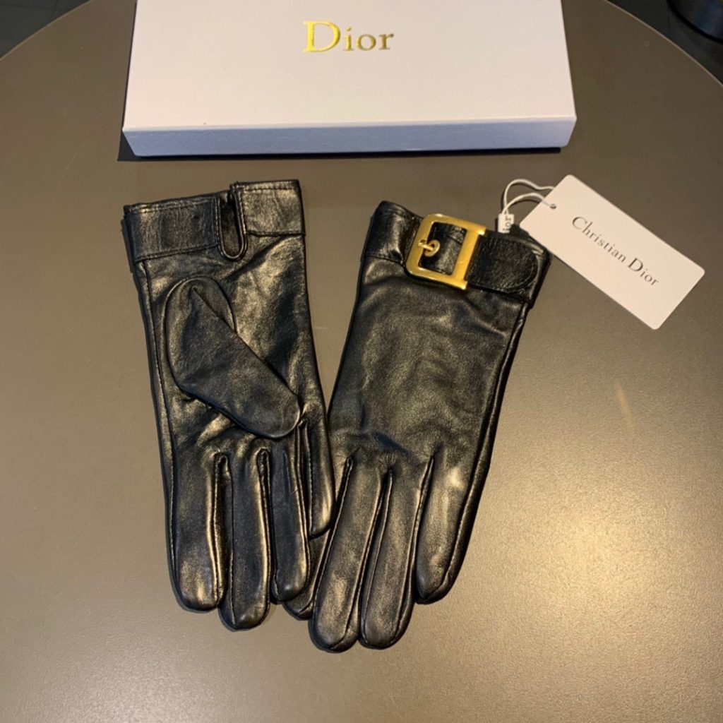 Dior Gloves In Black