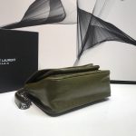 Saint Laurent Niki Medium Chain Bag In Crinkled Vintage Green For Women 11in/28cm YSL 6331581YG041229