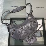 Balenciaga Le Cagole XS Shoulder Bag In Gray, For Women, Women’s Bags 13in/33cm